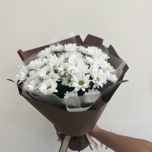 Букет из кустовых хризантем